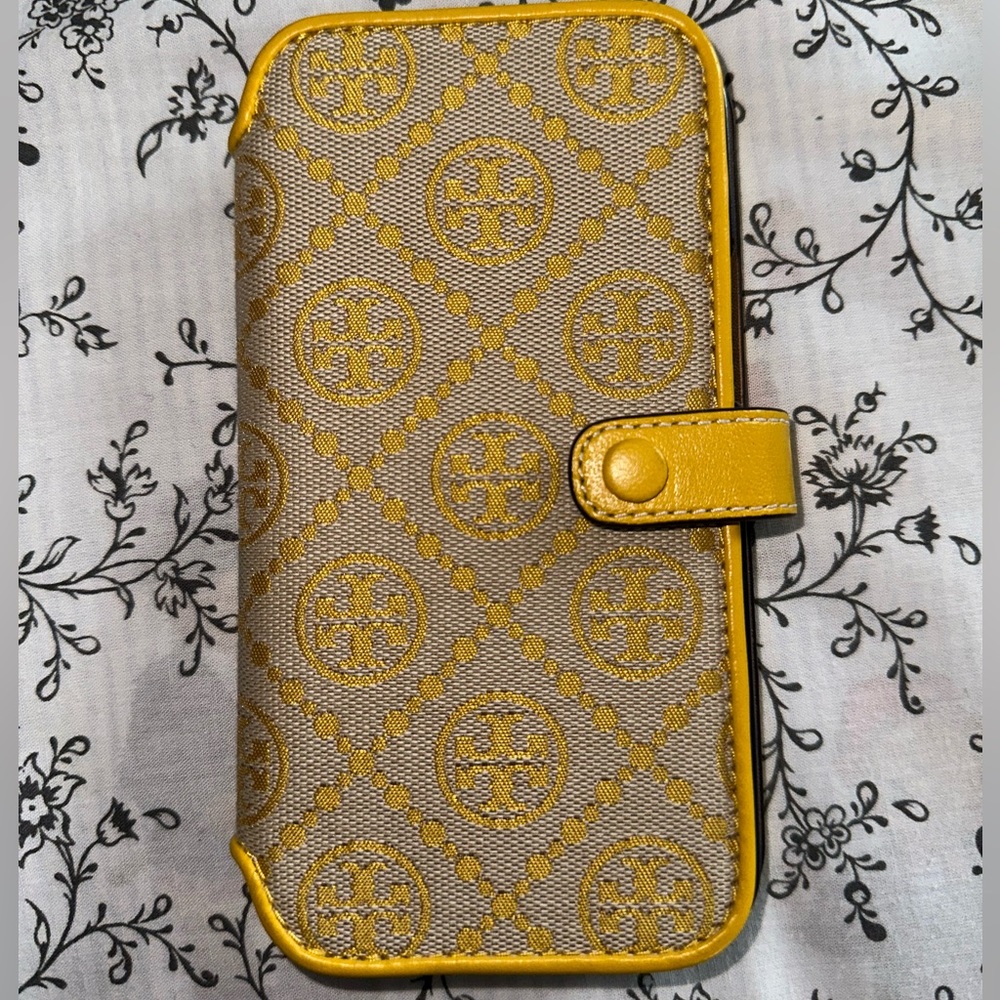 T Monogram for 12 pro max Tory Burch wallet case